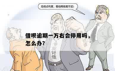 借呗逾期一万右会停用吗，怎么办？