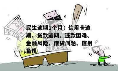 民生逾期1个月：信用卡逾期、贷款逾期、还款困难、金融风险、借贷问题、信用危机