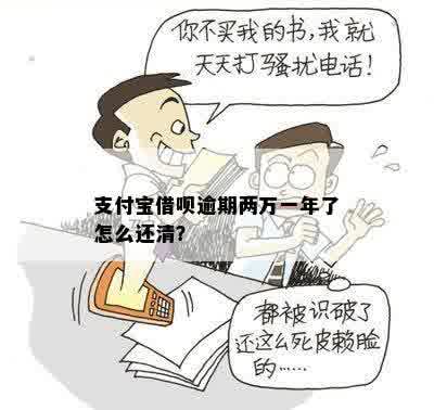 支付宝借呗逾期两万一年了怎么还清？