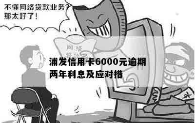 浦发信用卡6000元逾期两年利息及应对措