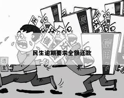 民生逾期要求全额还款