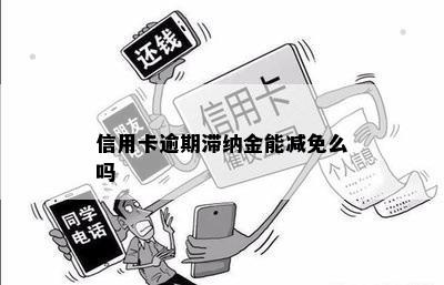 信用卡逾期滞纳金能减免么吗