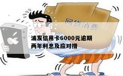 浦发信用卡6000元逾期两年利息及应对措