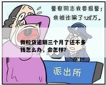 微粒贷逾期三个月了还不多钱怎么办，会怎样？