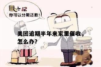 美团逾期半年来家里催收，怎么办？