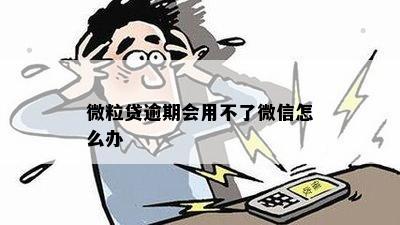 微粒贷逾期会用不了微信怎么办