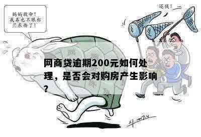 网商贷逾期200元如何处理，是否会对购房产生影响？