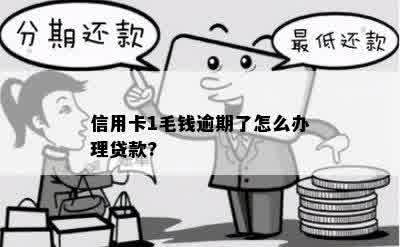 信用卡1毛钱逾期了怎么办理贷款?