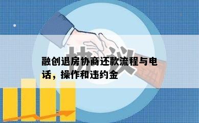 融创退房协商还款流程与电话，操作和违约金