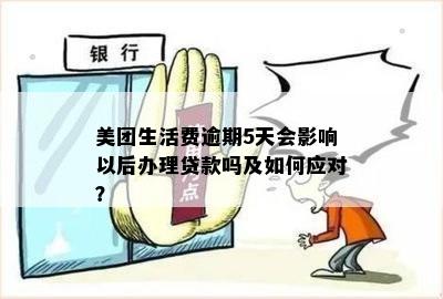 美团生活费逾期5天会影响以后办理贷款吗及如何应对？