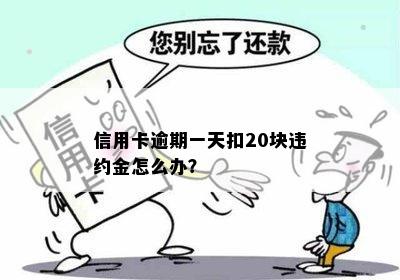 信用卡逾期一天扣20块违约金怎么办？