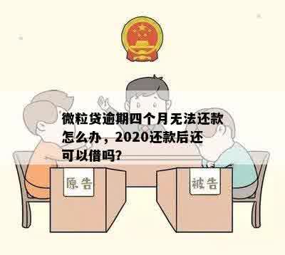 微粒贷逾期四个月无法还款怎么办，2020还款后还可以借吗？