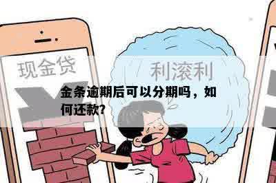 金条逾期后可以分期吗，如何还款？