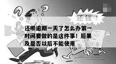 还呗逾期一天了怎么办之一时间要做的是这件事！后果及是否以后不能使用