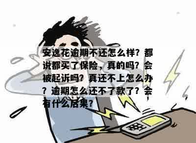 安逸花逾期不还怎么样？都说都买了保险，真的吗？会被起诉吗？真还不上怎么办？逾期怎么还不了款了？会有什么后果？