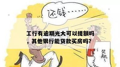 工行有逾期光大可以提额吗，其他银行能贷款买房吗？