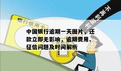 中国银行逾期一天图片，还款立即无影响，逾期费用、征信问题及时间解析