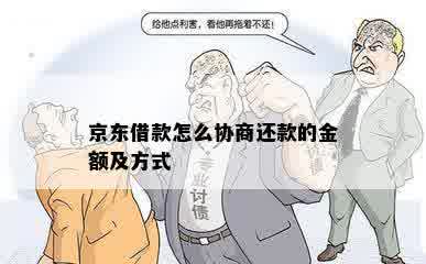 京东借款怎么协商还款的金额及方式