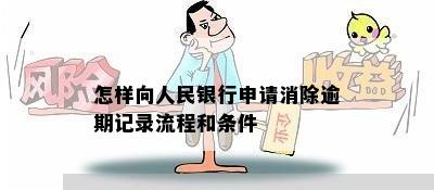 怎样向人民银行申请消除逾期记录流程和条件