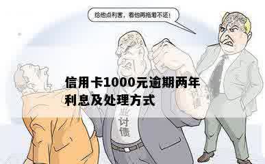 信用卡1000元逾期两年利息及处理方式