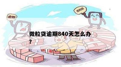 微粒贷逾期840天怎么办？