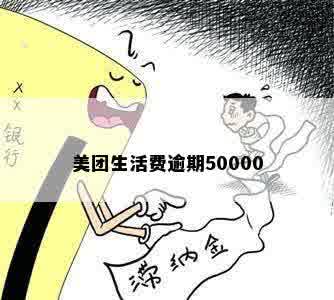 美团生活费逾期50000