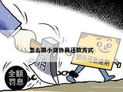 怎么跟小贷协商还款方式