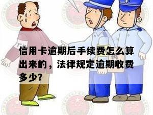 信用卡逾期后手续费怎么算出来的，法律规定逾期收费多少？