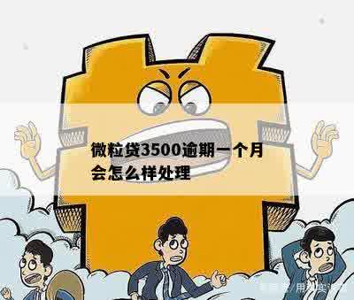 微粒贷3500逾期一个月会怎么样处理