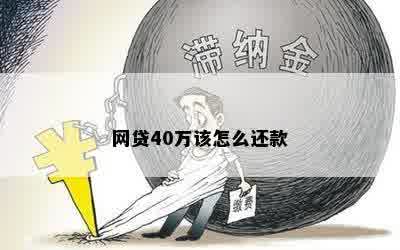 网贷40万该怎么还款