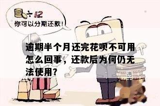 逾期半个月还完花呗不可用怎么回事，还款后为何仍无法使用？