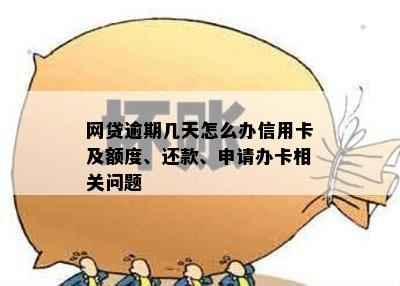 网贷逾期几天怎么办信用卡及额度、还款、申请办卡相关问题