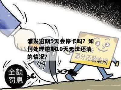 浦发逾期9天会停卡吗？如何处理逾期10天无法还清的情况？