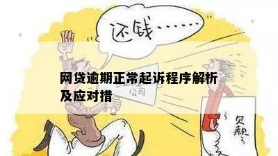 网贷逾期正常起诉程序解析及应对措