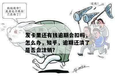 发卡里还有钱逾期会扣吗，怎么办，知乎，逾期还清了是否会注销？