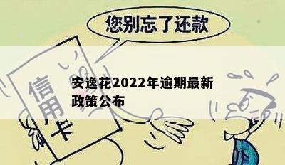 安逸花2022年逾期最新政策公布