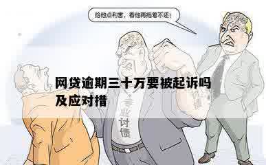 网贷逾期三十万要被起诉吗及应对措