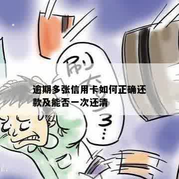 逾期多张信用卡如何正确还款及能否一次还清