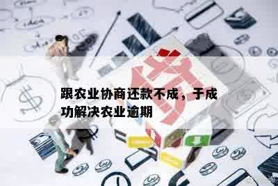 跟农业协商还款不成，于成功解决农业逾期