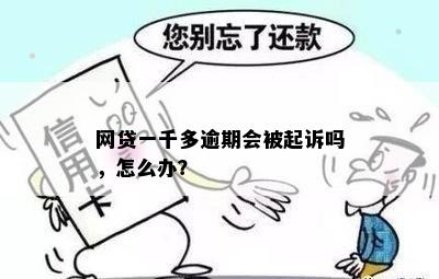 网贷一千多逾期会被起诉吗，怎么办？