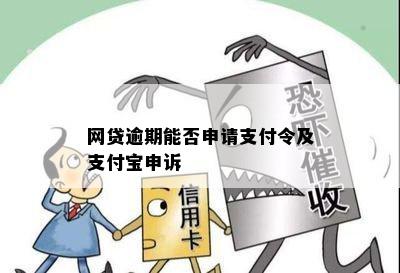 网贷逾期能否申请支付令及支付宝申诉