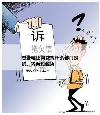 想合理还网贷找什么部门投诉、咨询和解决