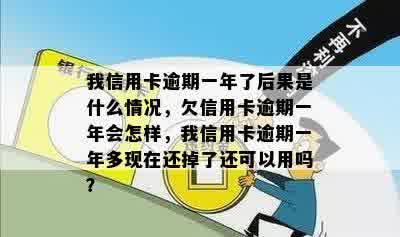 我信用卡逾期一年了后果是什么情况，欠信用卡逾期一年会怎样，我信用卡逾期一年多现在还掉了还可以用吗？