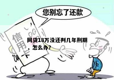 网贷18万没还判几年刑期，怎么办？