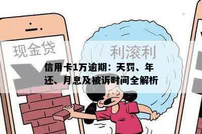 信用卡1万逾期：天罚、年还、月息及被诉时间全解析