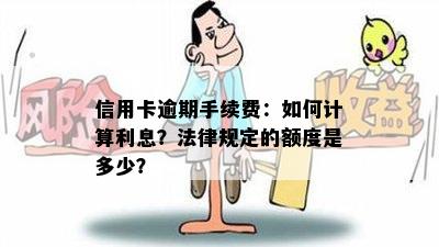 信用卡逾期手续费：如何计算利息？法律规定的额度是多少？