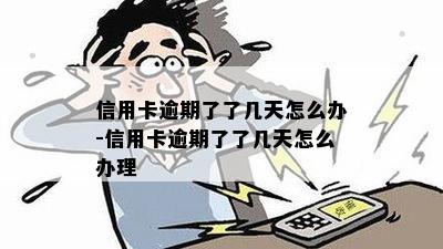 信用卡逾期了了几天怎么办-信用卡逾期了了几天怎么办理