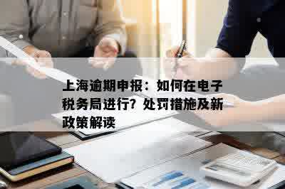 上海逾期申报：如何在电子税务局进行？处罚措施及新政策解读