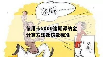 信用卡5000逾期滞纳金计算方法及罚款标准