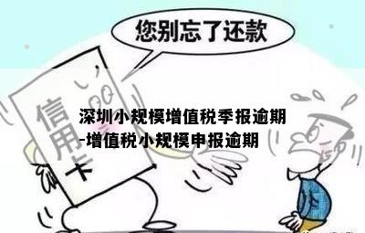 深圳小规模增值税季报逾期-增值税小规模申报逾期